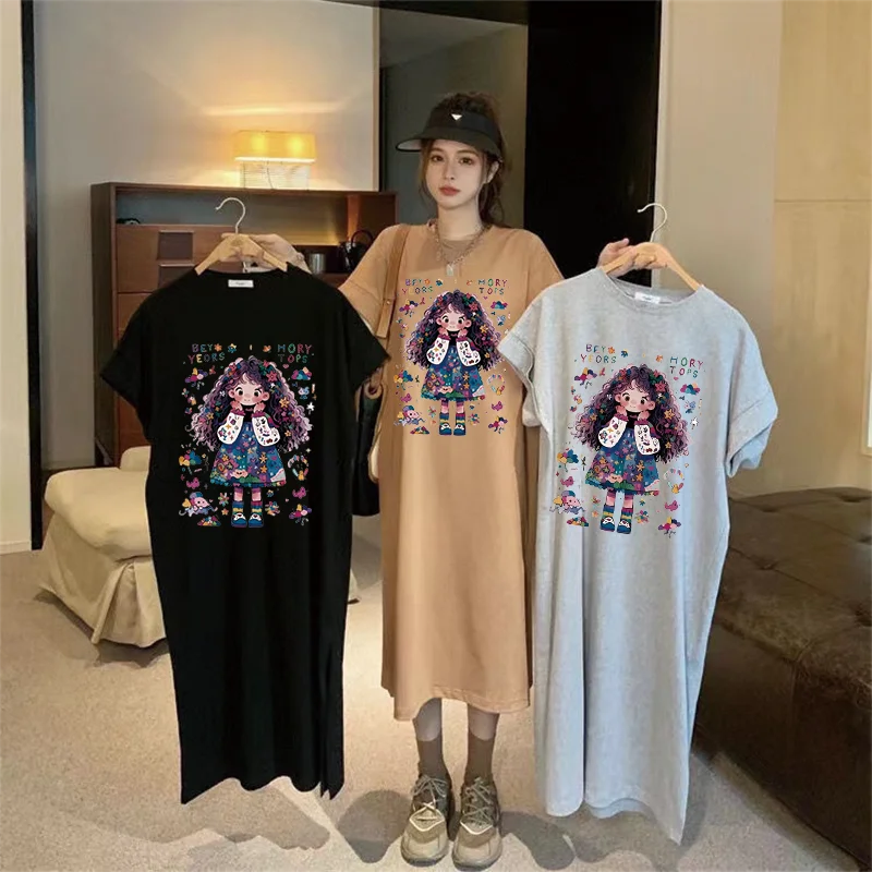 Baby Clothing Size - Summer Loose Trend Cartoon Cute Girl