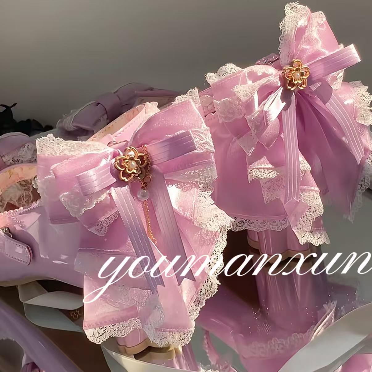 Baby Clothing Size - LEOSOXS Bowknot Lace Princess Lolita High
