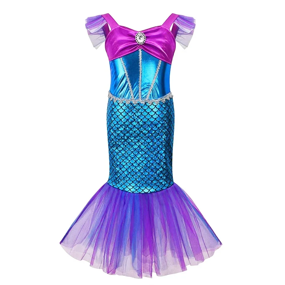Mermaid Dress Girls Kids Cospl - Baby Clothing Size recension och pris