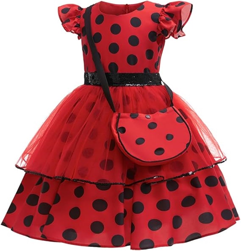 Girls Cosplay Costume Polka Do - Baby Clothing Size recension och pris