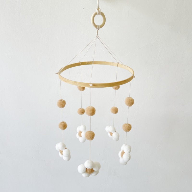 Ins Nordic Fur Ball Flower Win - Baby Clothing Store recension och pris
