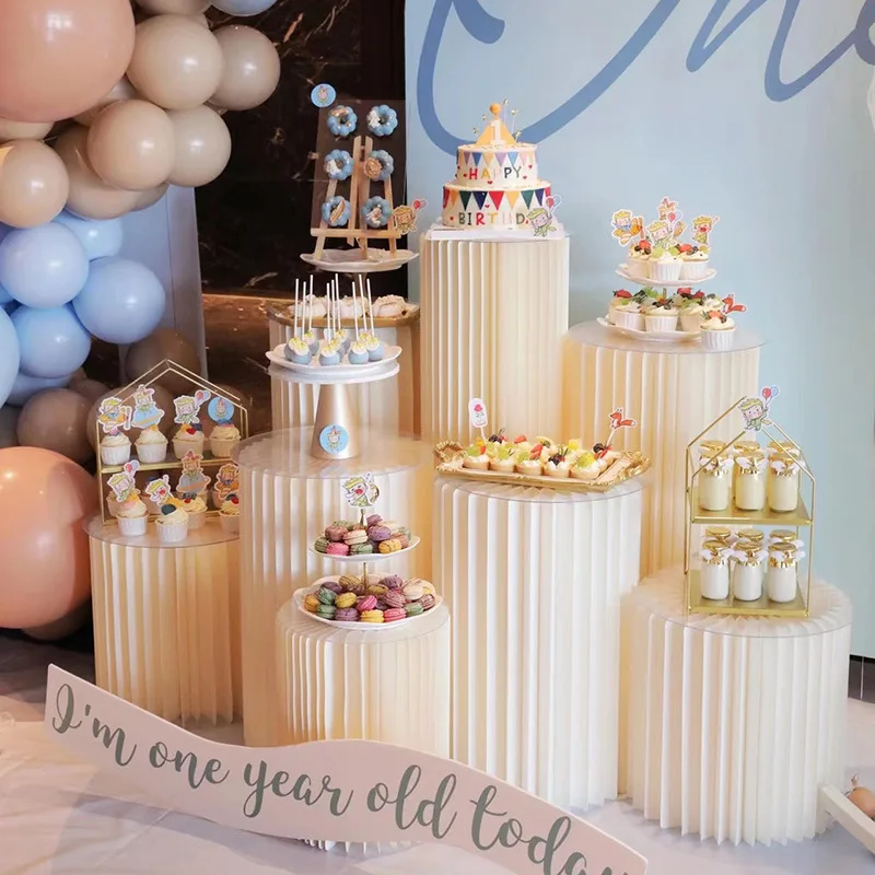 Folding Paper Cake Stand Weddi - Baby Clothing Rack For Baby Shower recension och pris