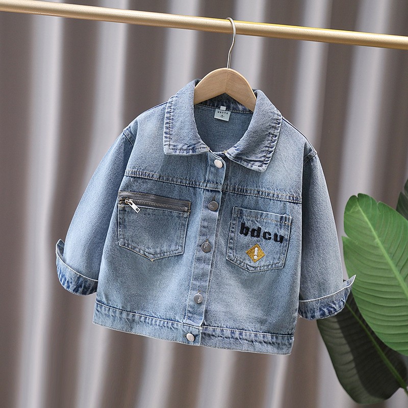 Cute Style Baby Child Denim Ja - Baby Clothing Size recension och pris