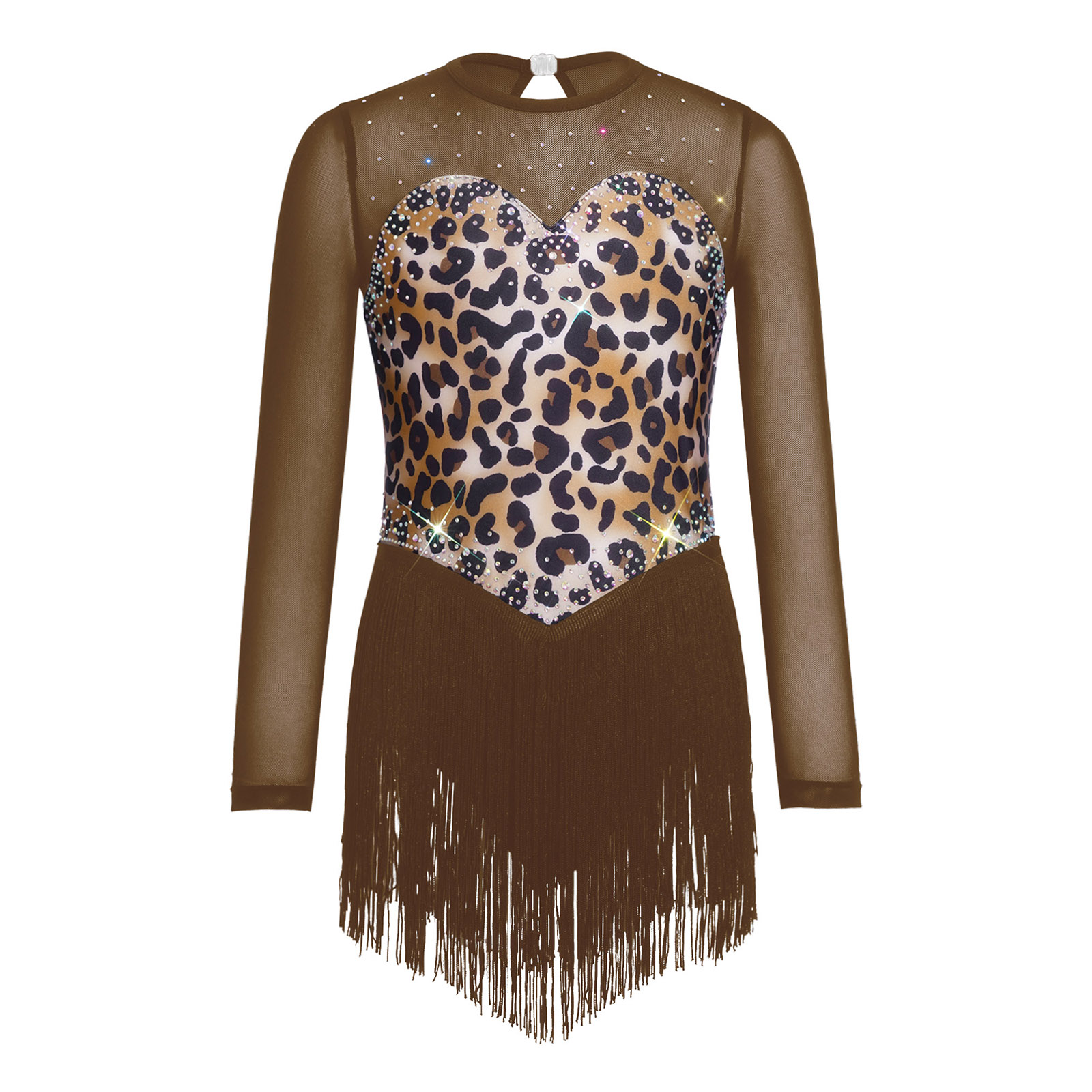 Girls Leopard Sheer Mesh Rhine - Baby Clothing Size recension och pris