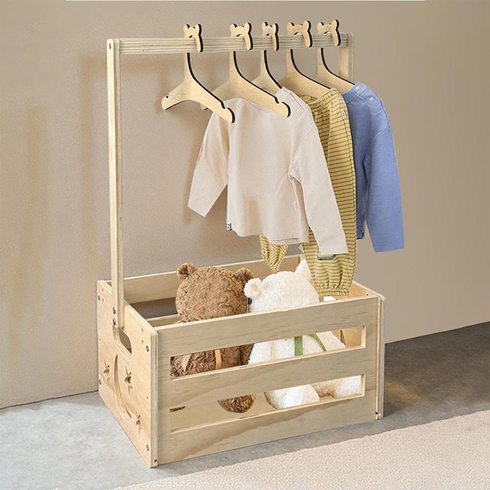 Baby Clothes Storage Box With  - Baby Clothing Rack For Baby Shower recension och pris