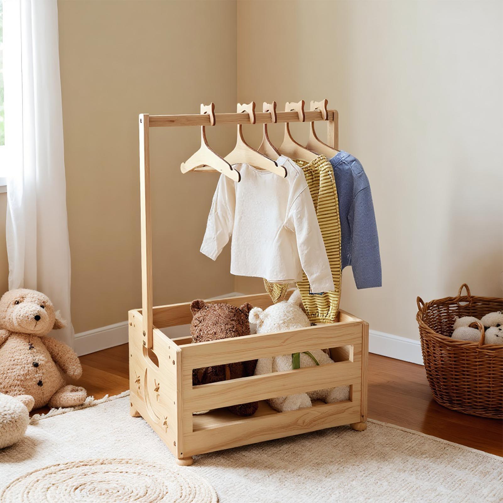 Baby Clothes Storage Box With  - Baby Clothing Rack For Baby Shower recension och pris
