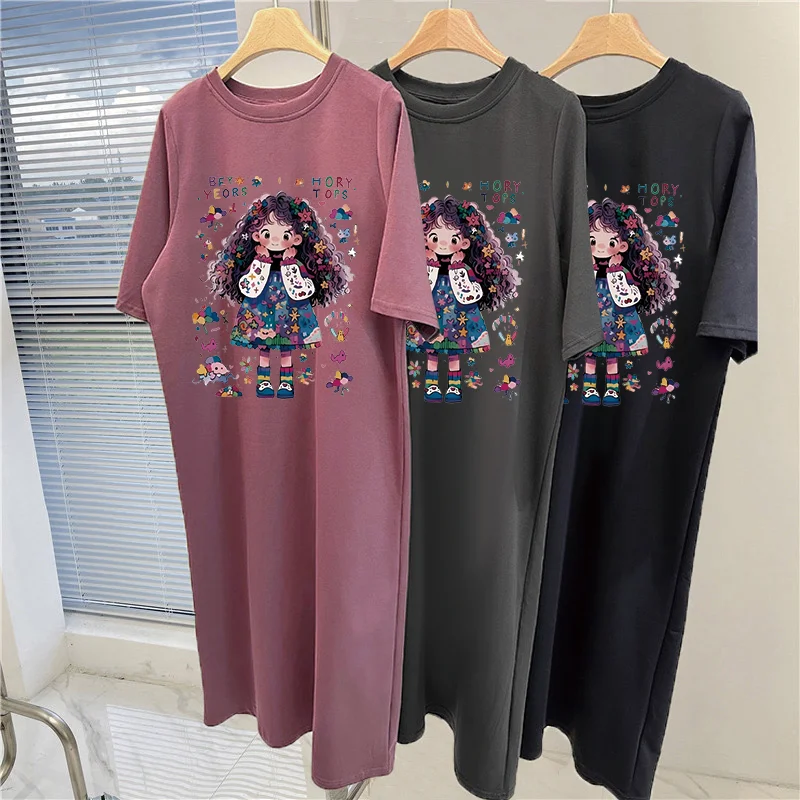 Summer Loose Trend Cartoon Cut - Baby Clothing Size recension och pris