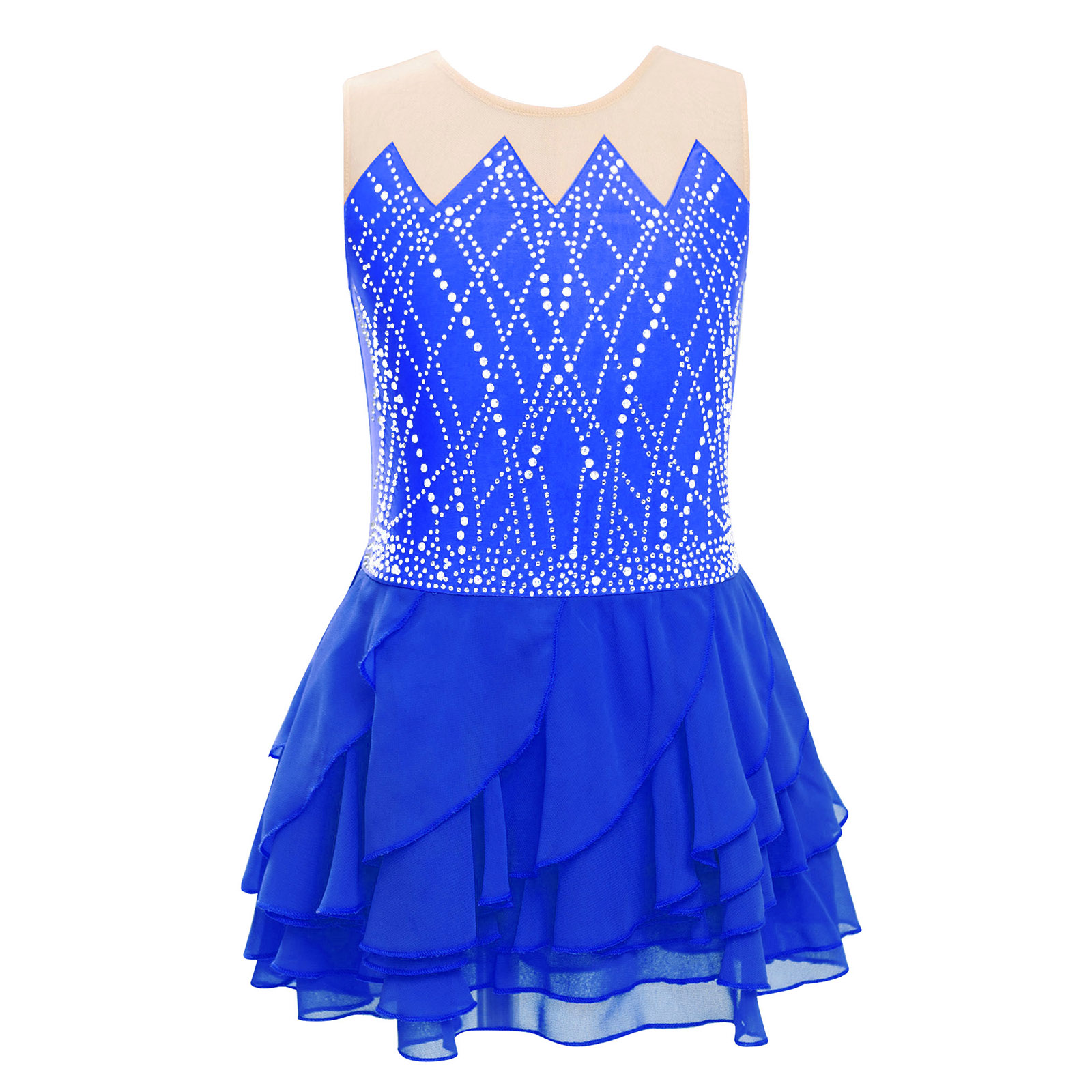 Girls Mesh Figure Skating Dres - Baby Clothing Size recension och pris
