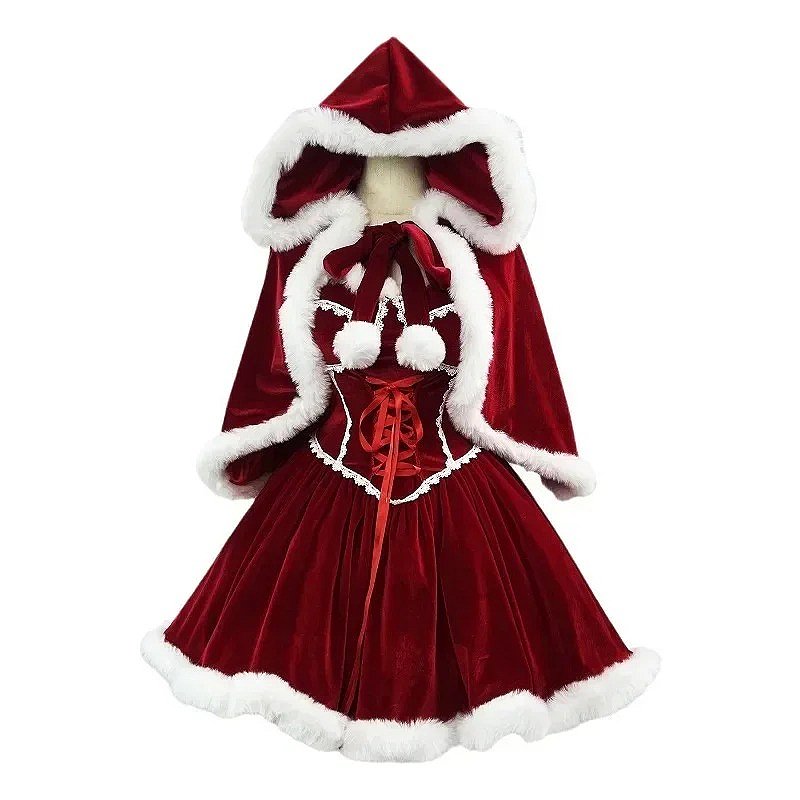 New Year Red Dress Cloak Cospl - Baby Clothing Size recension och pris