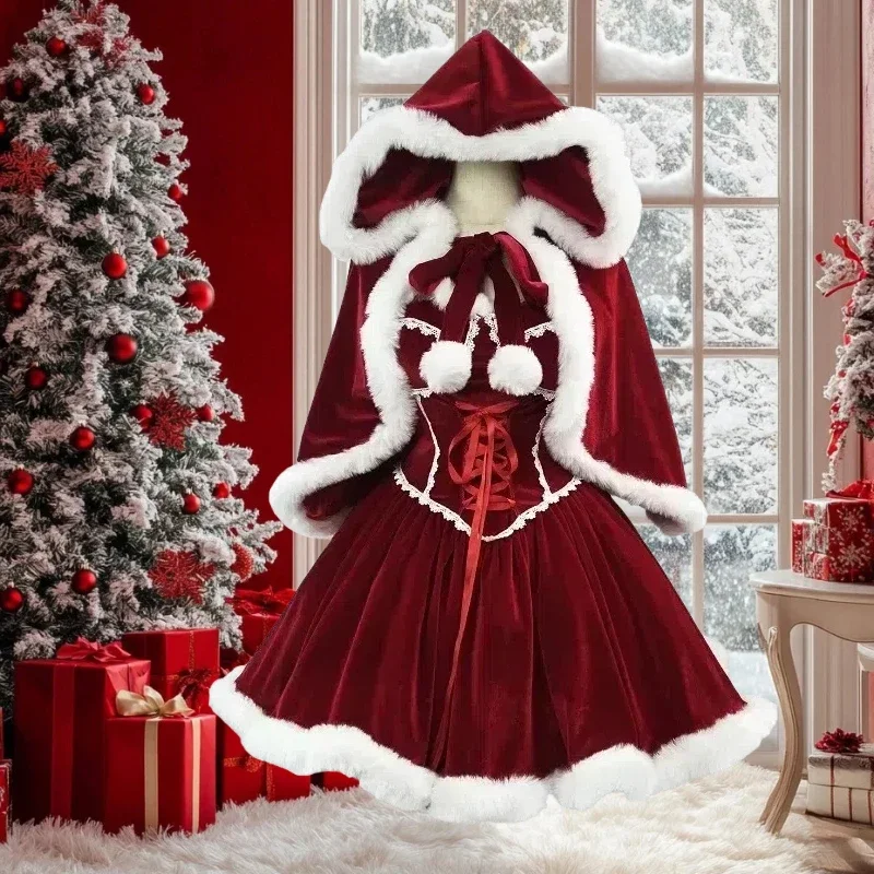 New Year Red Dress Cloak Cospl - Baby Clothing Size recension och pris