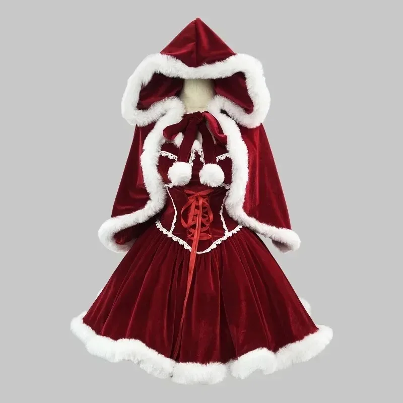 New Year Red Dress Cloak Cospl - Baby Clothing Size recension och pris