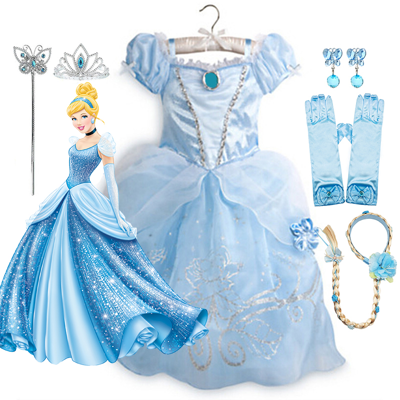 Girls Cosplay Disney Cinderell - Baby Clothing Size recension och pris